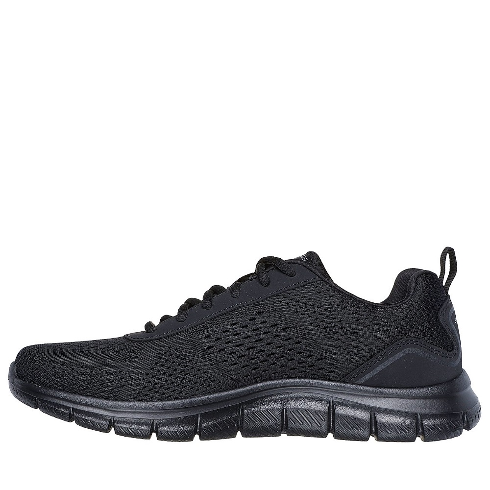 Ανδρικό sneaker  σε μαύρο χρώμα SKECHERS Track - Leshur 232758-BBK Collection SS2025