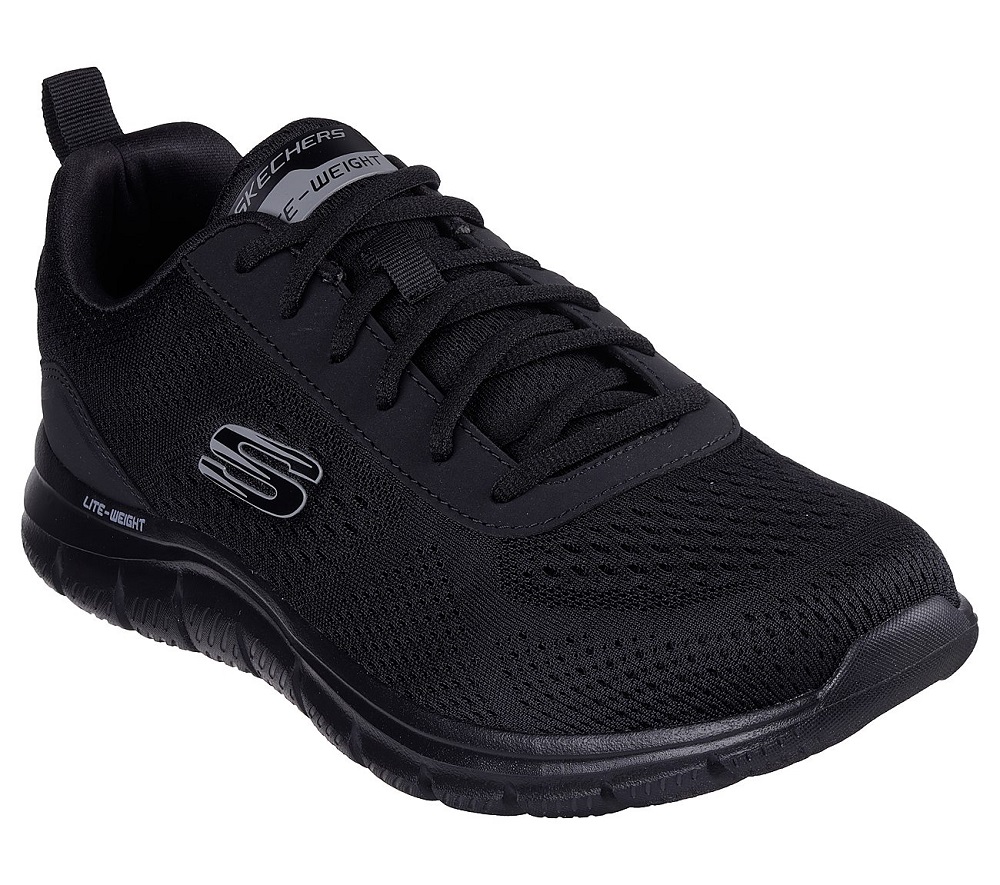 Ανδρικό sneaker  σε μαύρο χρώμα SKECHERS Track - Leshur 232758-BBK Collection SS2025