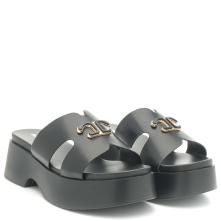 Γυναικείο Flatform σε μαύορ χρώμα Adams Shoes  1-907-25008-27  Collection SS2025 2