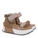 Γυναικείο πέδιλο σε κάμελ χρώμα EXE  U47009214L25 Collection SS2025-1