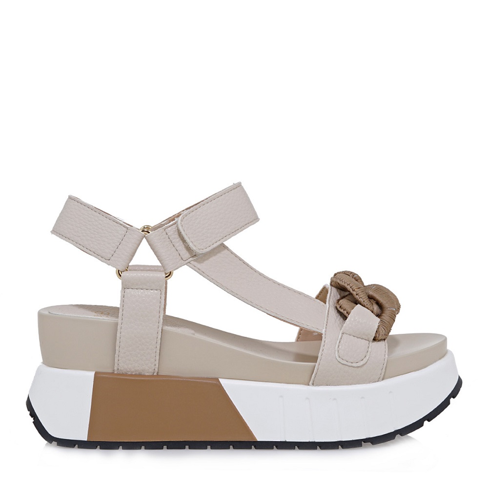 Γυναικείο πέδιλο σε Off White χρώμα EXE U470094645F6 Collection SS2025