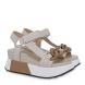 Γυναικείο πέδιλο σε Off White χρώμα EXE U470094645F6 Collection SS2025-1