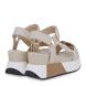 Γυναικείο πέδιλο σε Off White χρώμα EXE U470094645F6 Collection SS2025-2