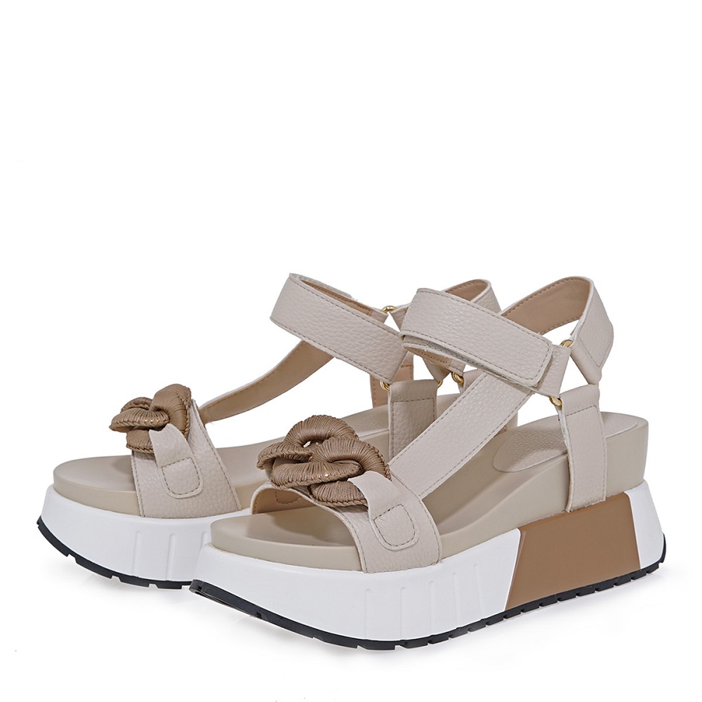 Γυναικείο πέδιλο σε Off White χρώμα EXE U470094645F6 Collection SS2025