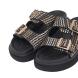 Γυναικείο Flatform σε μαύρο/μπέζ χρώμα EXE  U403R232298S  Collection SS2025-3
