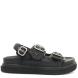 Γυναικείο flatform πέδιλο σε μαύρο χρώμα EXE  U403R5352H23  Collection SS2025-0