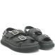 Γυναικείο flatform πέδιλο σε μαύρο χρώμα EXE  U403R5352H23  Collection SS2025-1