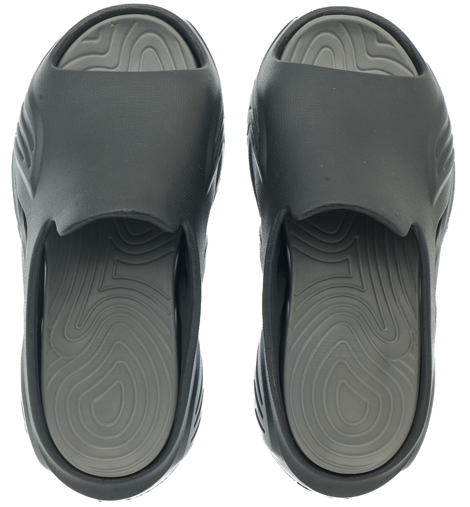Ανδρική σαγιονάρα σε μαύρο χρώμα Adams Shoes  1-901-25030-19 Collection SS2025