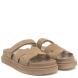 Γυναικείο Flatform δερμάτινο σανδάλι μπέζ suede  EXE U403R340238Z Collection SS2025-1