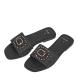 Γυναικείο σανδάλι σε μαύρο χρώμα EXE  U421Α76016Ε3  Collection SS2025-3