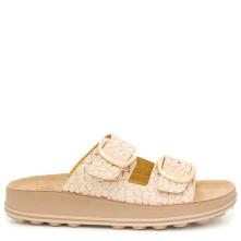 Γυναικείο ανατομικό δερμάτινο σανδάλι Fantasy Sandals S310 DΕSΡΟΙΝΑ RΟSΕGΟLD CRΟCΟ SS2025