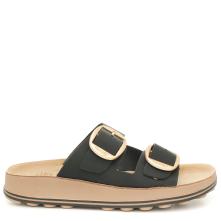 Γυναικείο ανατομικό δερμάτινο σανδάλι Fantasy Sandals S310 DΕSΡΟΙΝΑ NEW BLACK SS2025