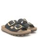 Γυναικείο ανατομικό δερμάτινο σανδάλι Fantasy Sandals S310 DΕSΡΟΙΝΑ NEW BLACK SS2025-1