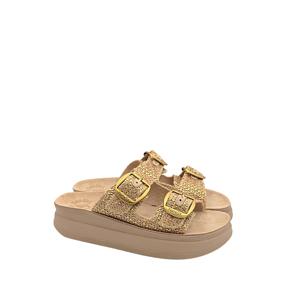 Γυναικείο ανατομικό δερμάτινο σανδάλι Fantasy Sandals S1100 ΖΕFΙ  Collection