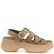 Γυναικείο δερμάτινο σανδάλι πέδιλο Fantasy Sandals  S2106 ΑVRΙL ΒRΟWΝ-0