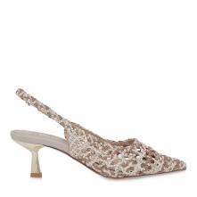 Slingback γόβα σε off white χρώμα EXE  U470085131L4 Collection SS2025