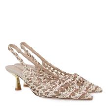 Slingback γόβα σε off white χρώμα EXE  U470085131L4 Collection SS2025 2