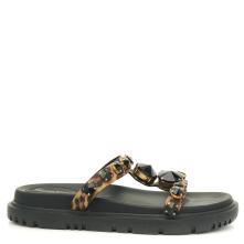 Γυναικείο flatform σε λεοπάρ χρώμα Renato Garini  U470082425C9 Collection SS2025