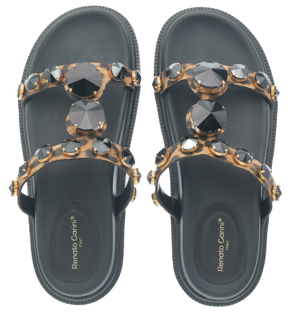 Γυναικείο flatform σε λεοπάρ χρώμα Renato Garini  U470082425C9 Collection SS2025