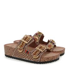 Γυναικείο σανδάλι σε ταμπά χρώμα EXE  U477Β1142Ζ26  Collection SS2025 2