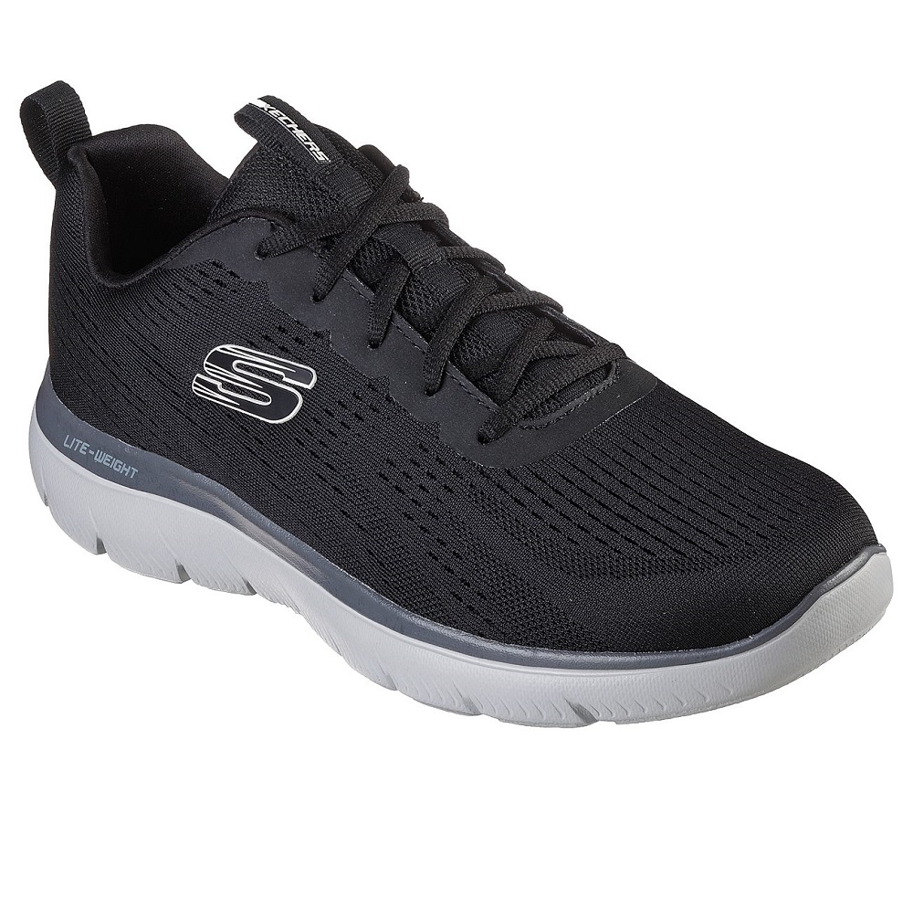 Ανδρικά Παπούτσια για Τρέξιμο Μαύρα - Skechers Summits-Torre