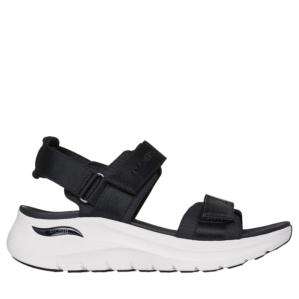 Γυναικείο πέδιλο σε μαύρο χρώμα Skechers Arch fit 2.0 Go-Getter  119465-BLK