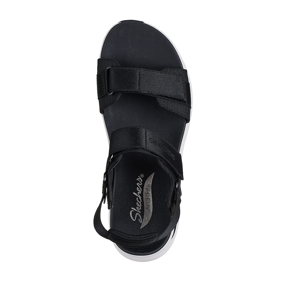 Γυναικείο πέδιλο σε μαύρο χρώμα Skechers Arch fit 2.0 Go-Getter  119465-BLK