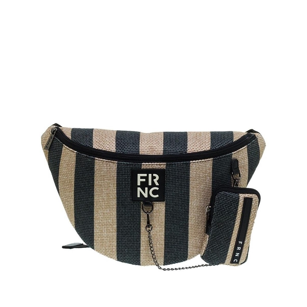 Τσάντα μέσης FRNC  5314 ΒLΚ Collection SS2025