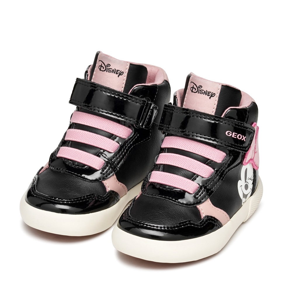 Sneaker για κορίτσι Minnie σε μαύρο χρώμα Geox  Β561ΜC 00254 C9289  Collection FW2025