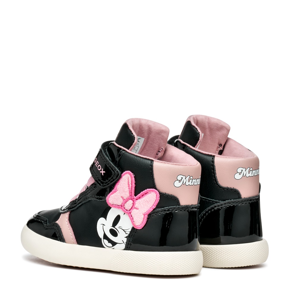 Sneaker για κορίτσι Minnie σε μαύρο χρώμα Geox  Β561ΜC 00254 C9289  Collection FW2025