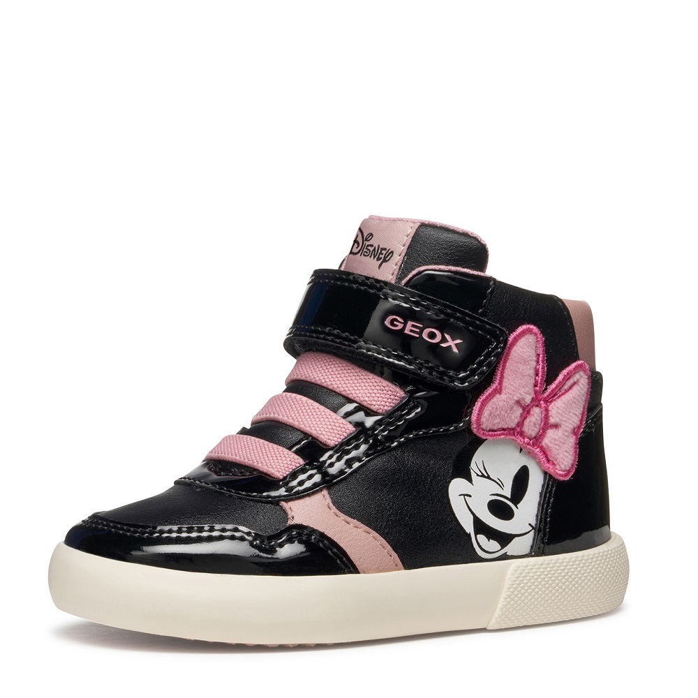 Sneaker για κορίτσι Minnie σε μαύρο χρώμα Geox  Β561ΜC 00254 C9289  Collection FW2025