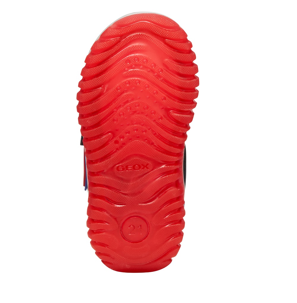Sneaker για αγόρι Superman με φωτάκια Geox Β565ΖΒ 000ΒC C4226 Collection FW2025