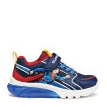 Sneaker  για αγόρι με φωτάκια  Superman Geox J56LΒD 05411 C0200 Collection FW 2025 2
