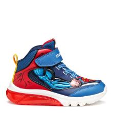Sneaker για αγόριSuperman με φωτάκια  Geox  J56LΒF 0ΒC14 C0200  Collection FW 2025 2