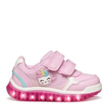 Sneaker για κορίτσι σε ροζ χρώμα με φωτάκια Geox  Β5661Α 002ΑS C8004  Collection FW 2025