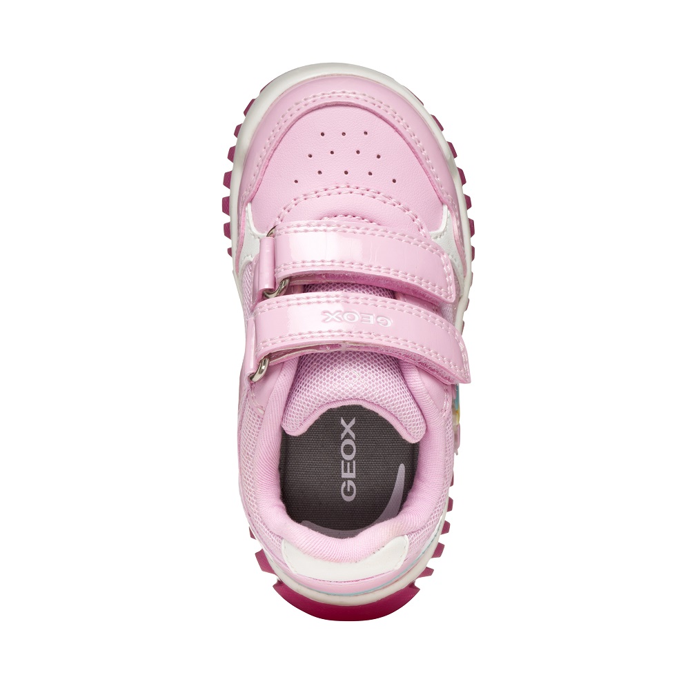 Sneaker για κορίτσι σε ροζ χρώμα με φωτάκια Geox  Β5661Α 002ΑS C8004  Collection FW 2025
