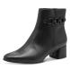 Γυναικείο μποτάκι σε μαύρο χρώμα Marco Tozzi  2-25352-45  001 Collection FW2025-2