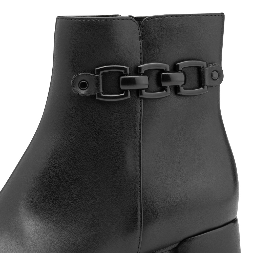 Γυναικείο μποτάκι σε μαύρο χρώμα Marco Tozzi  2-25352-45  001 Collection FW2025