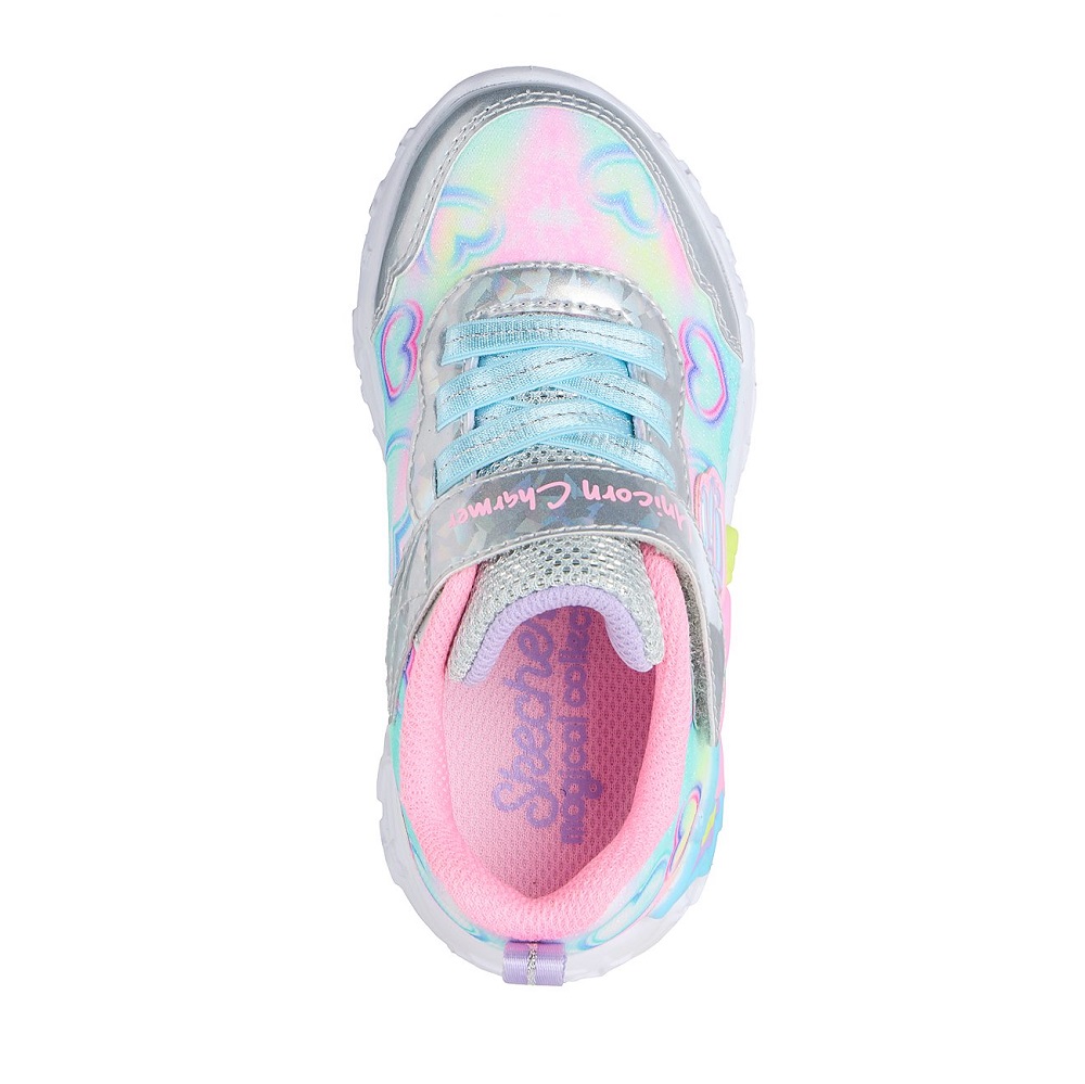 Skechers Unicorn Charmer Παιδικά Sneakers για κορίτσι με φωτάκια Πολύχρωμα 303064N-SMLT