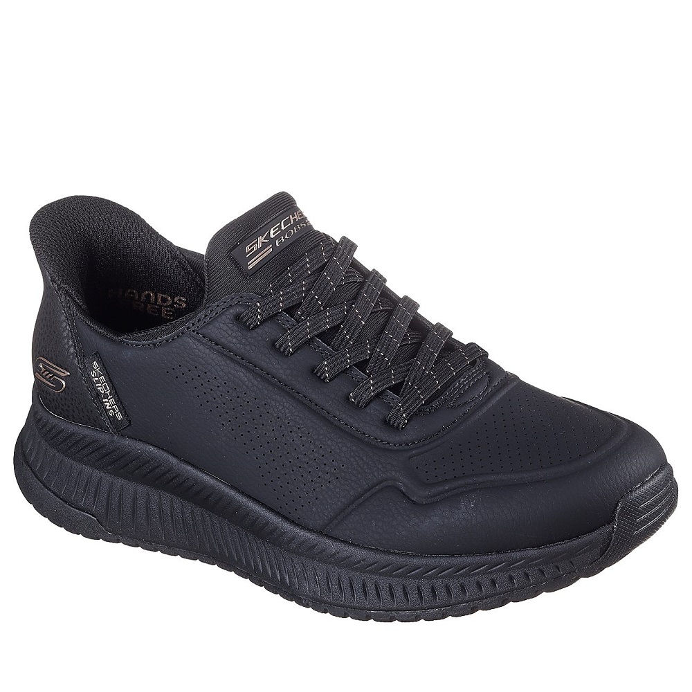 Γυναικείο sneaker σε μαύρο χρώμα Skechers  117740-ΒΒΚ