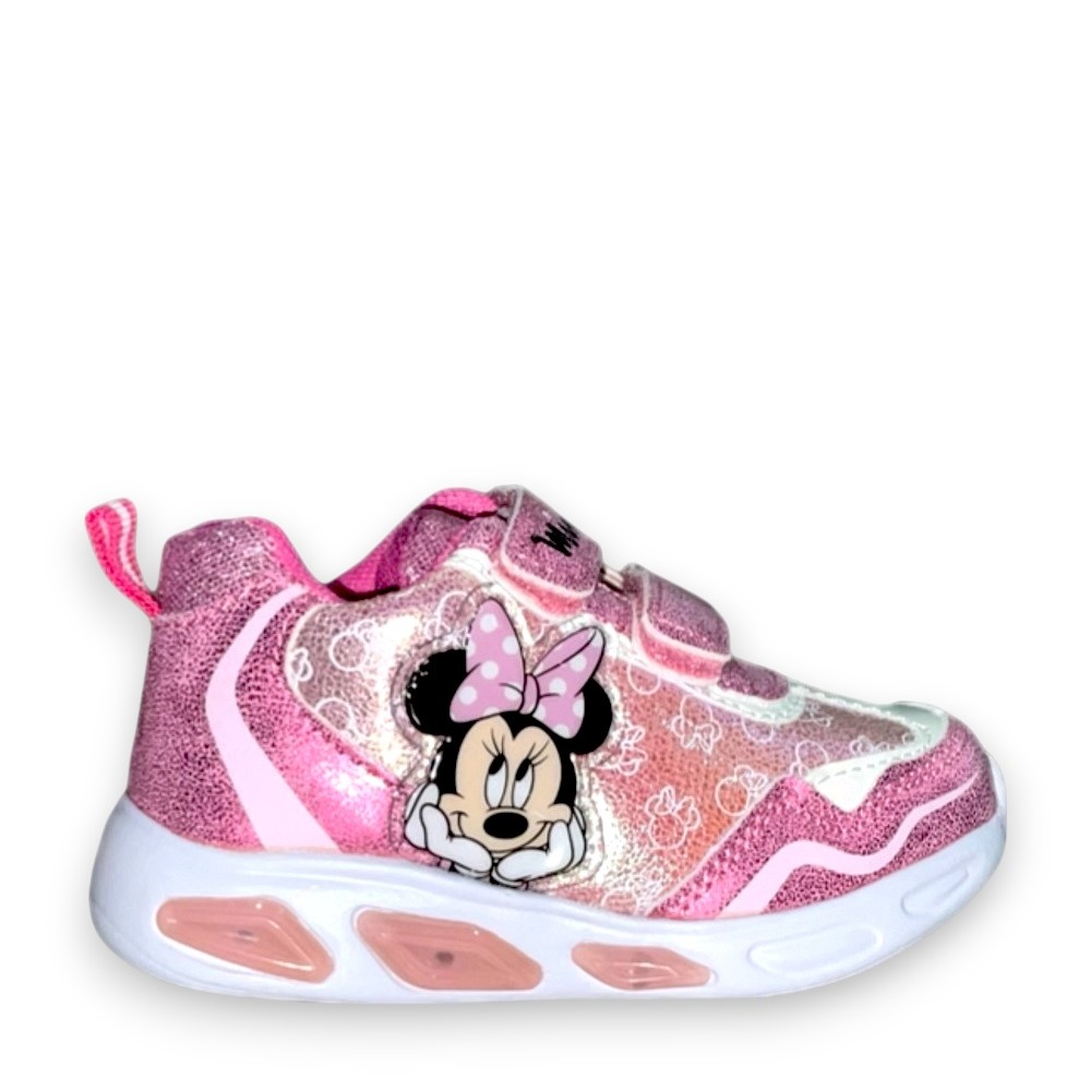 Sneaker για κορίτσι με φωτάκια σε ροζ χρώμα Minnie Mouse  D3010711S