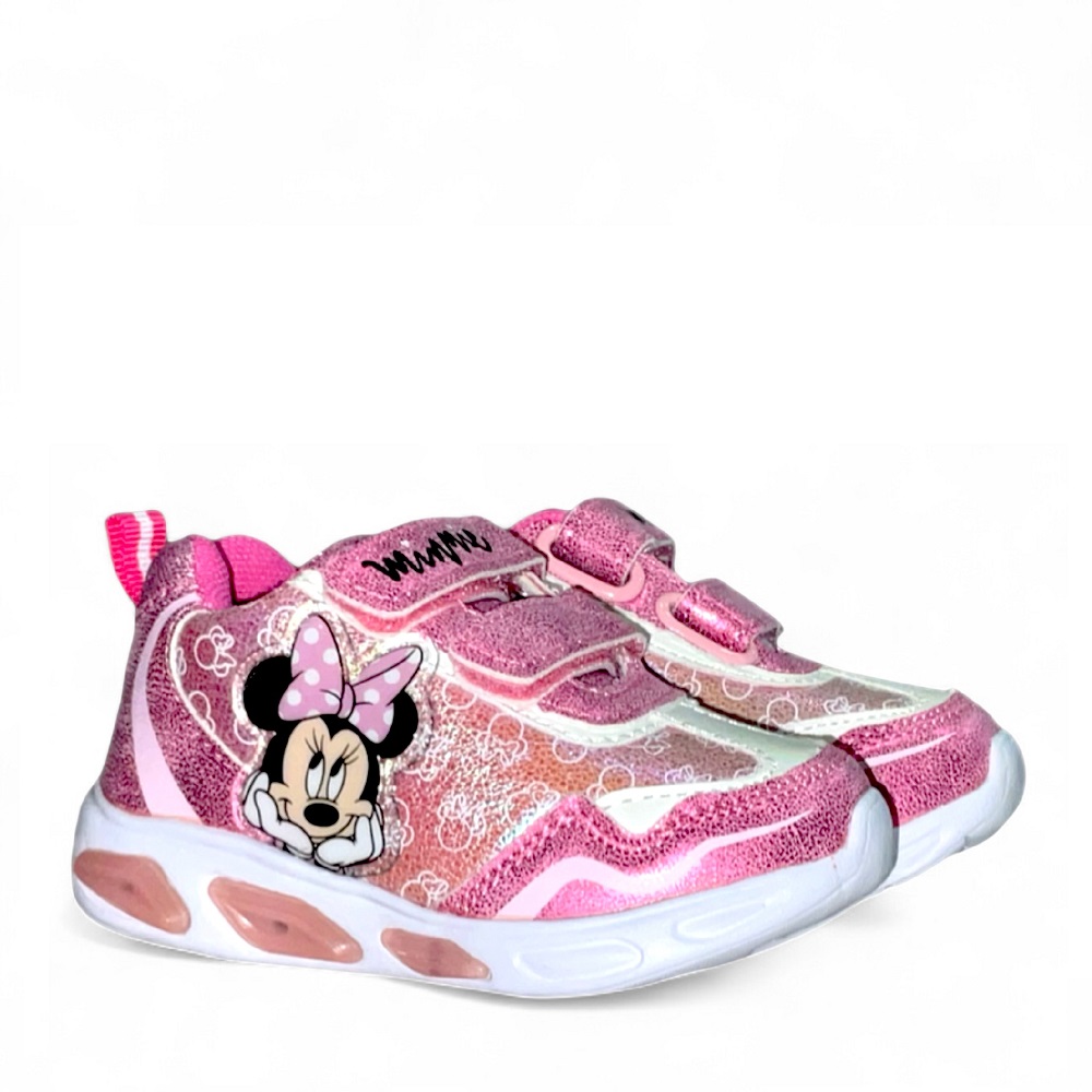 Sneaker για κορίτσι με φωτάκια σε ροζ χρώμα Minnie Mouse  D3010711S