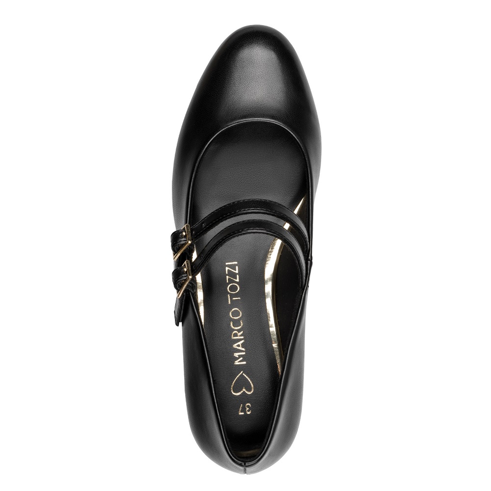 Γυναικείο Mary Jane Marco Tozzi  2-22209-44  001 Collection FW2025