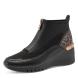 Γυναικείο μποτάκι σς μαύρο χρώμα Marco Tozzi  2-24714-45  001 Collection FW 2025-2