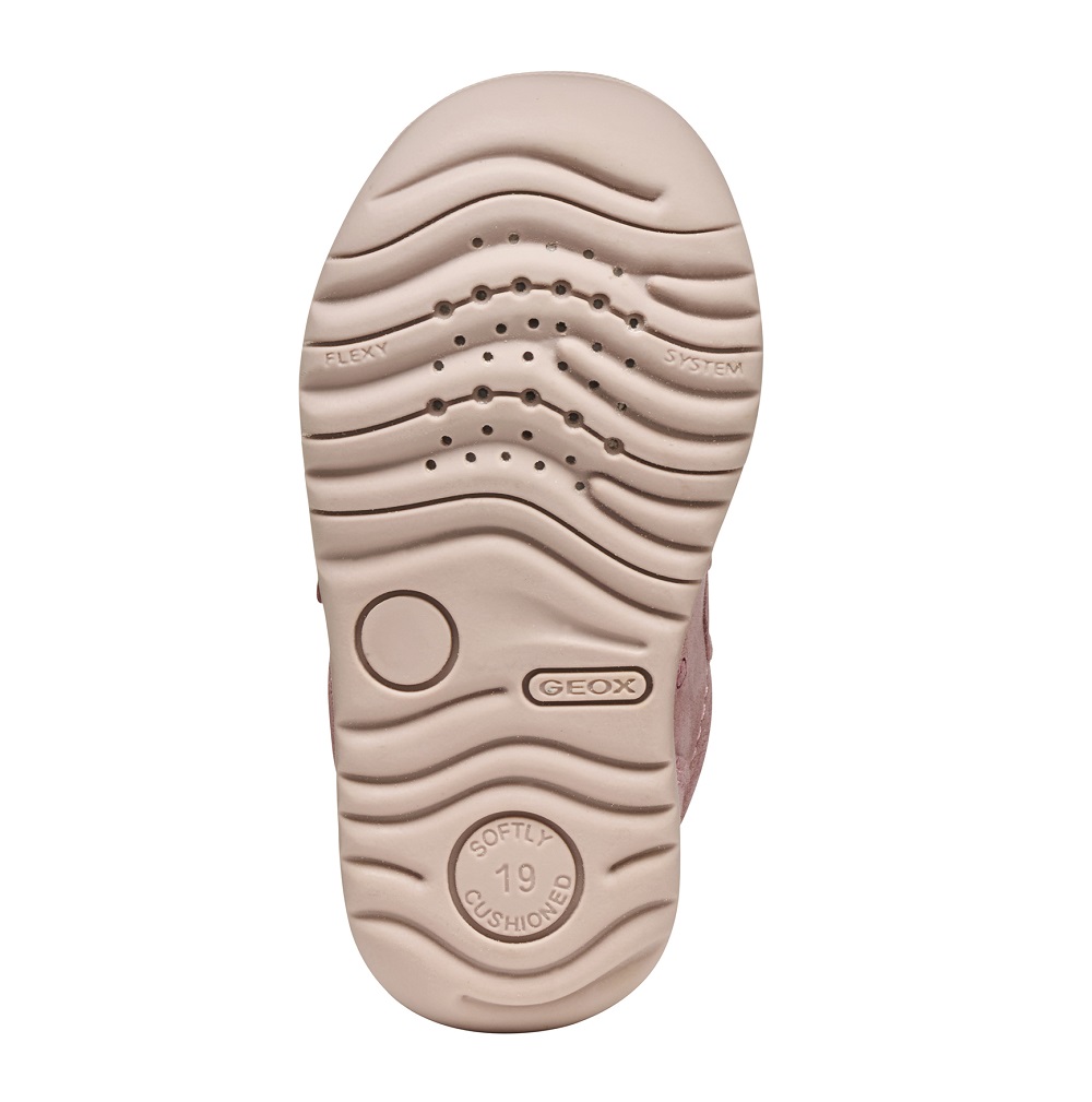 Sneaker για κορίτσο σε ροζ χρώμα δέρμα Geox Β164PΑ 00721 C8011 Collection FW 2025