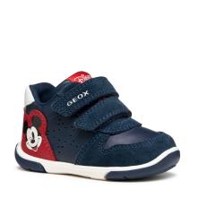 Sneaker για αγόρι δέρμα Geox Mickey  Β566CΒ 05422 C0735 Collection FW 2025 2