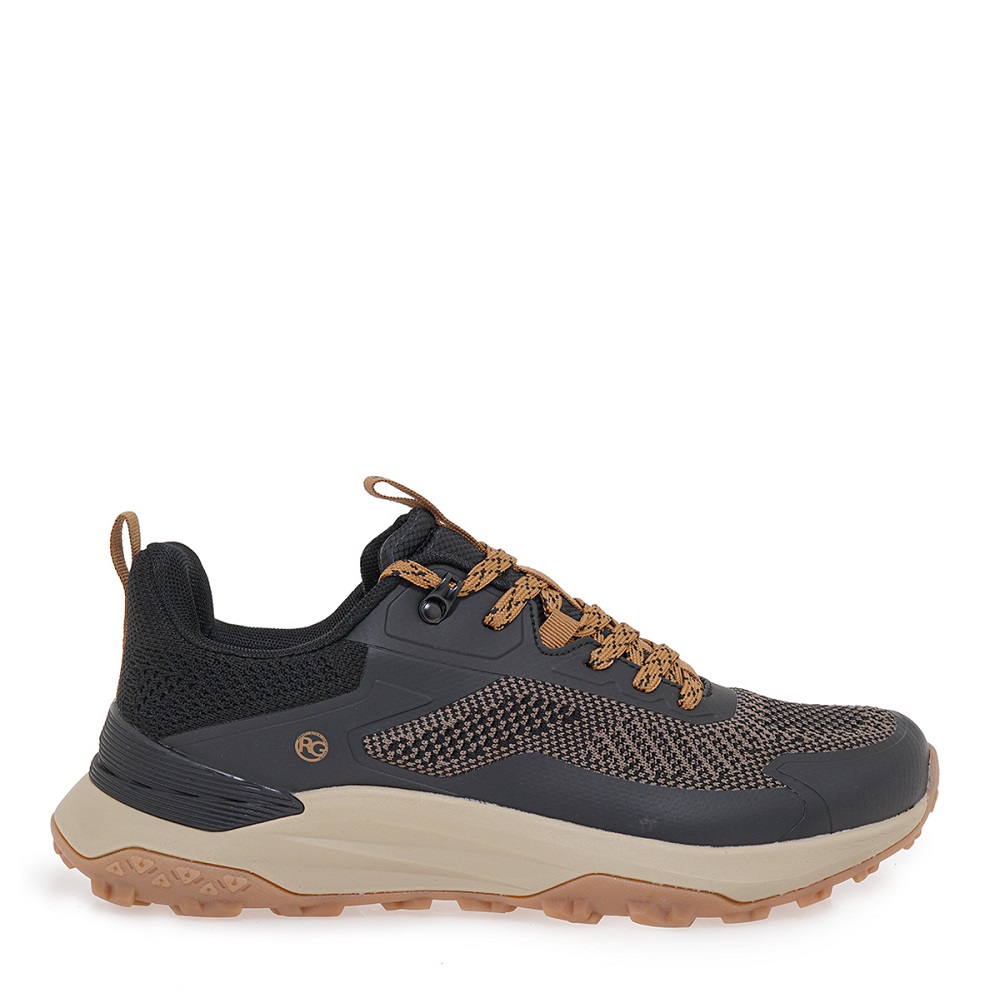 Ανδρικό sneaker σε μαύρο/πούρο χρώμα Renato Garini  V565V16528R7