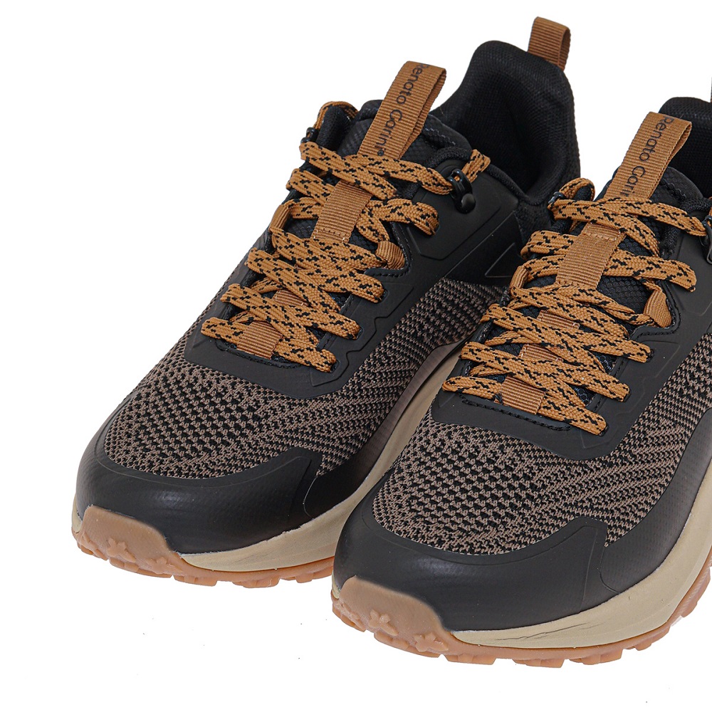 Ανδρικό sneaker σε μαύρο/πούρο χρώμα Renato Garini  V565V16528R7