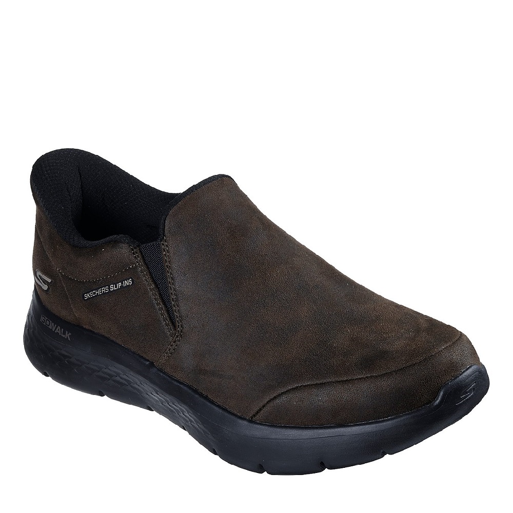 Skechers Ray Slip Ins Go Flex Ανδρικά Sneakers Choc  216334-CΗΟC