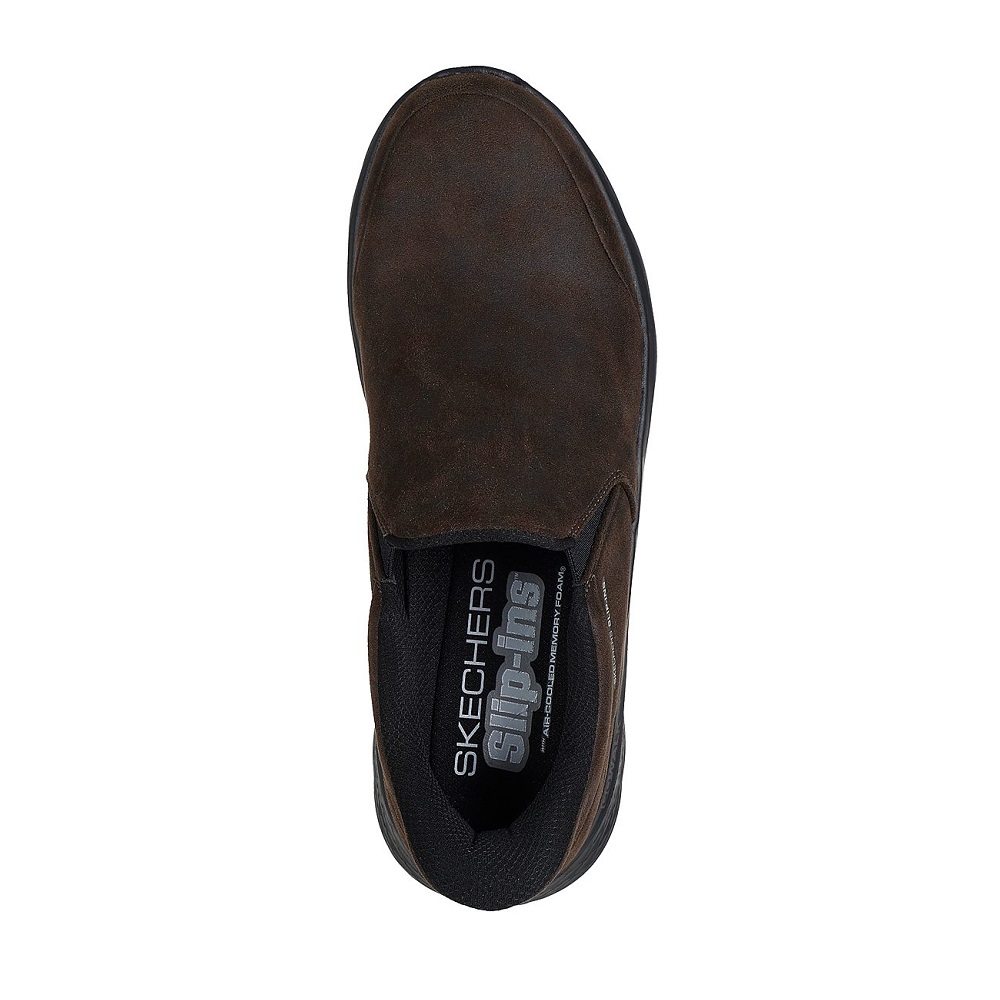 Skechers Ray Slip Ins Go Flex Ανδρικά Sneakers Choc  216334-CΗΟC
